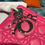 Thumbnail: Christian Dior Lady Dior Silver Chain Handbag Fuchsia