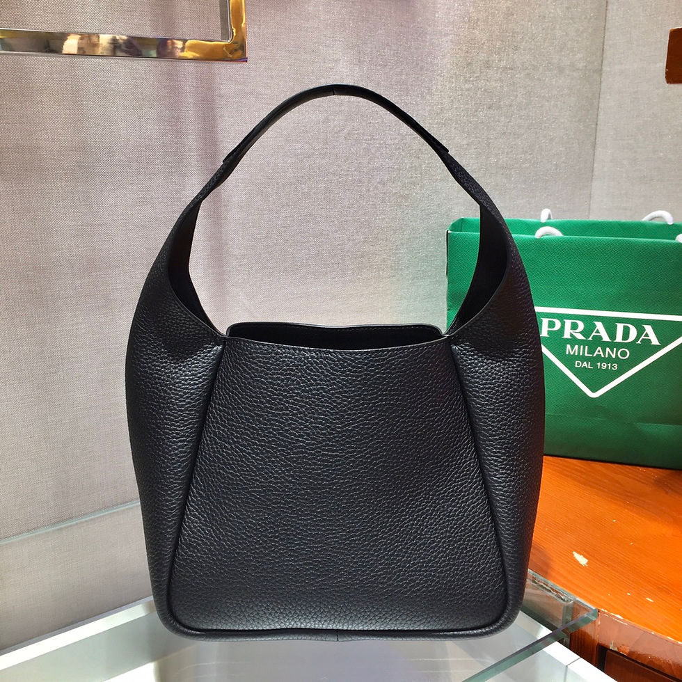 Thumbnail: Prada Leather Bag Black Small