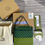 Thumbnail: Gucci GG  Marmont Canvas Medium Shoulder Bag Green