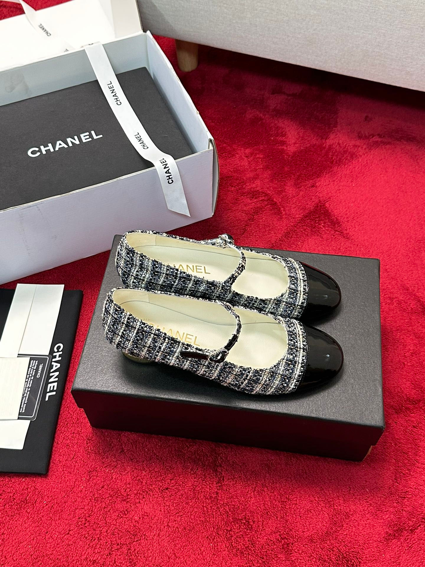 Chanel Mary Jane Shoe Black & White