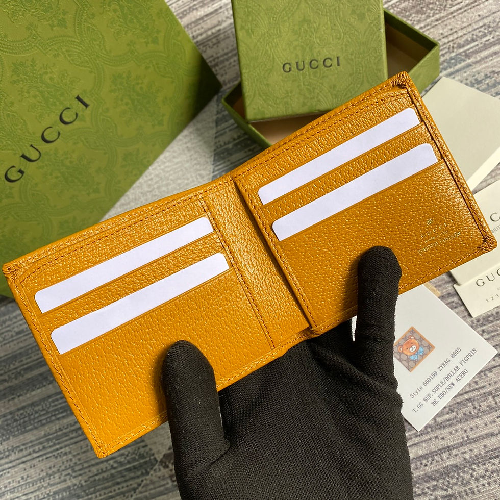 Thumbnail: KAI x Gucci Bifold Wallet Yellow