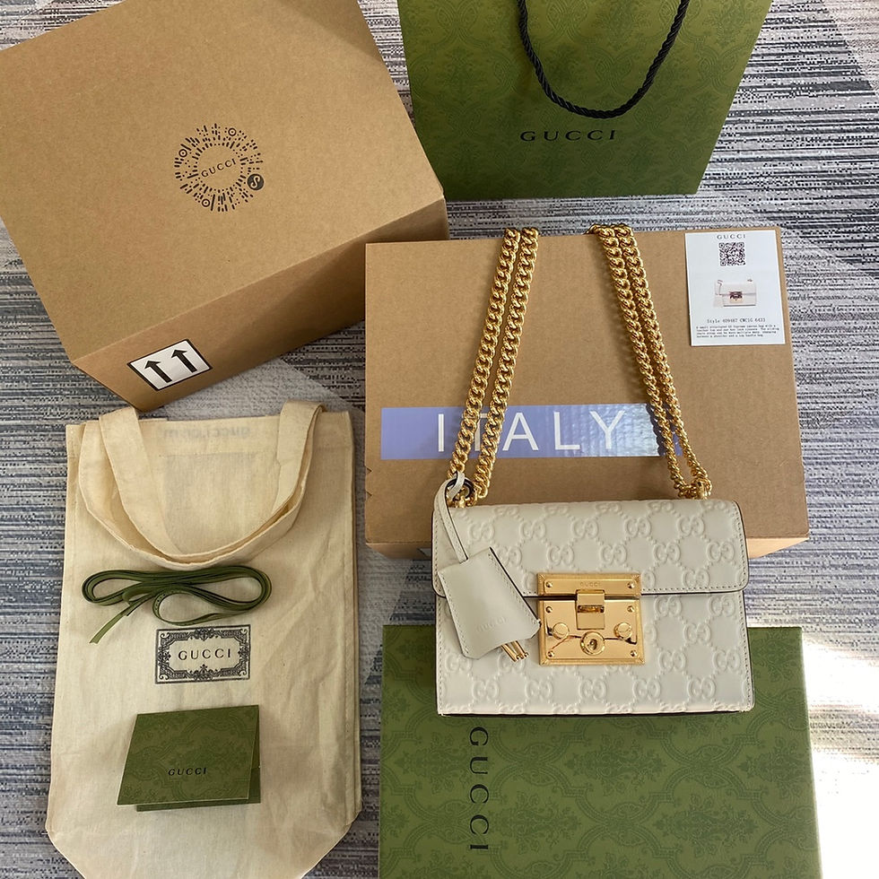 Thumbnail: Gucci Padlock Small White