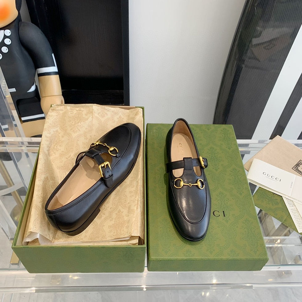 Thumbnail: Gucci Horsebit Shoes Black