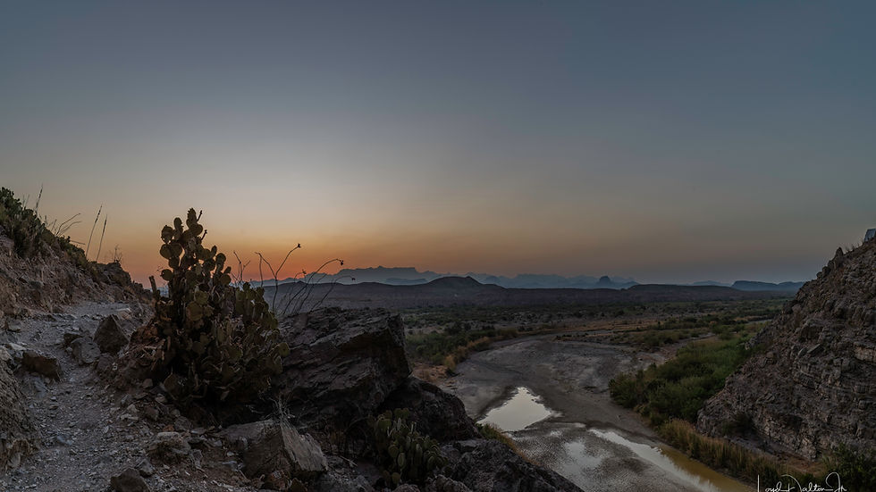 Sunrise at Santa Elena Canyon