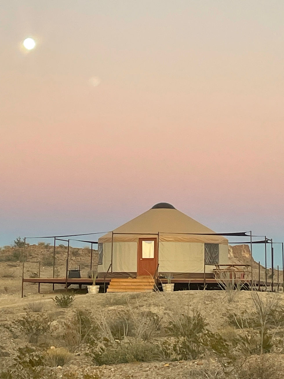 Boho Chic Yurt at Paisano Azul Ranch