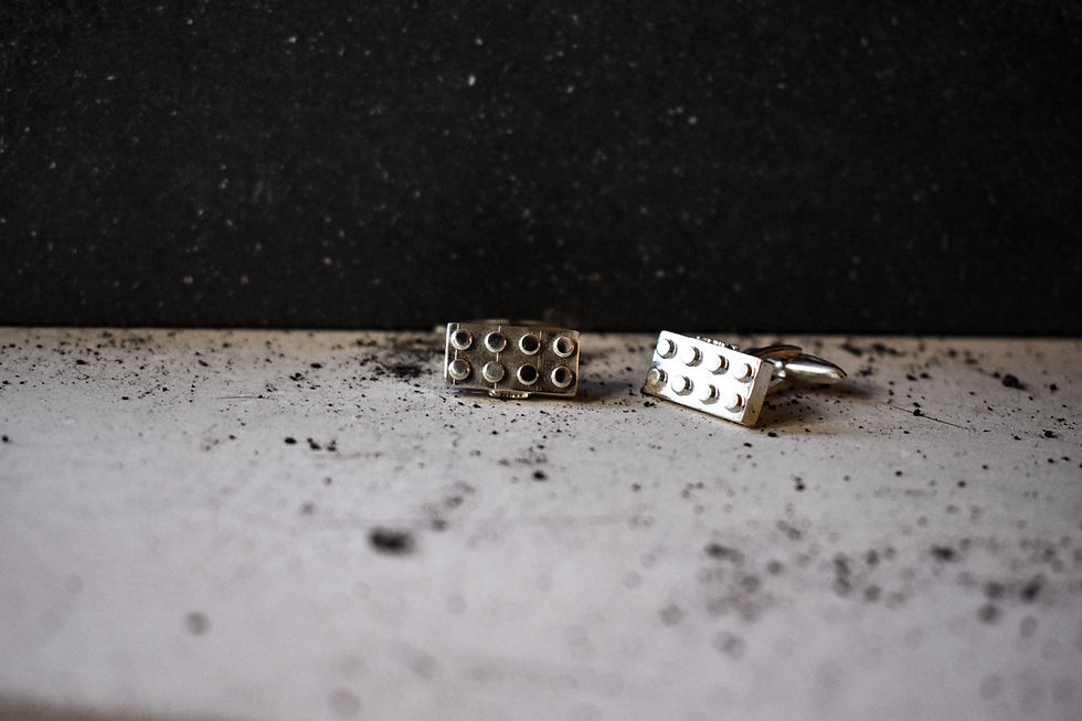 Miniatura: Gemelli Lego in Argento 925