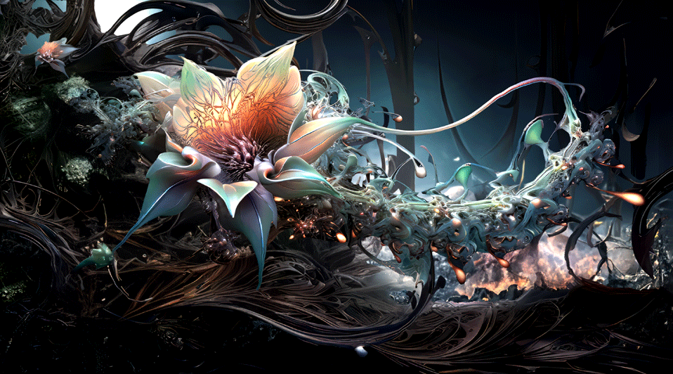 The Fluidity of Floral Exuberance III