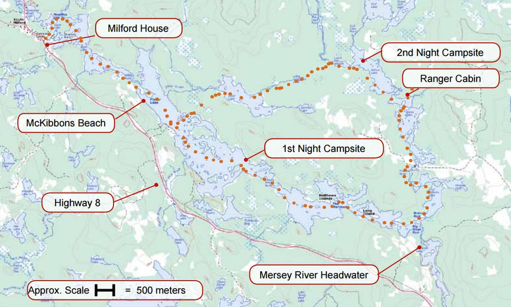 Milford Lake Map