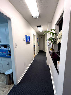 Hallway inside Claros Dental Smiles