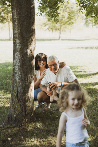 Séance photo en famille