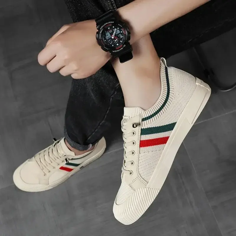 Miniatura: Tênis Masculino Casual Respirável em Malha – Conforto para Caminhada