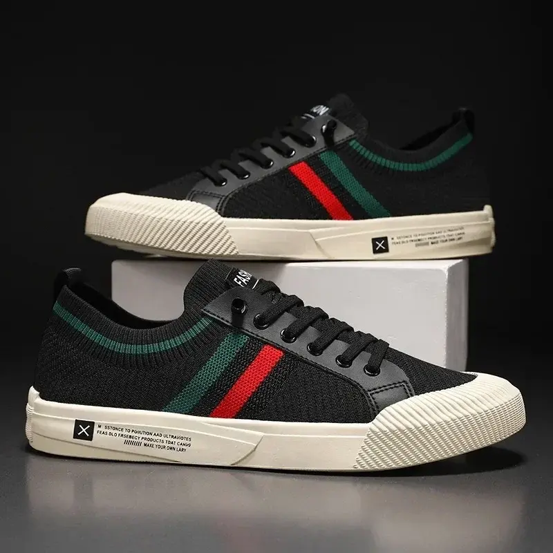Miniatura: Tênis Masculino Casual Respirável em Malha – Conforto para Caminhada