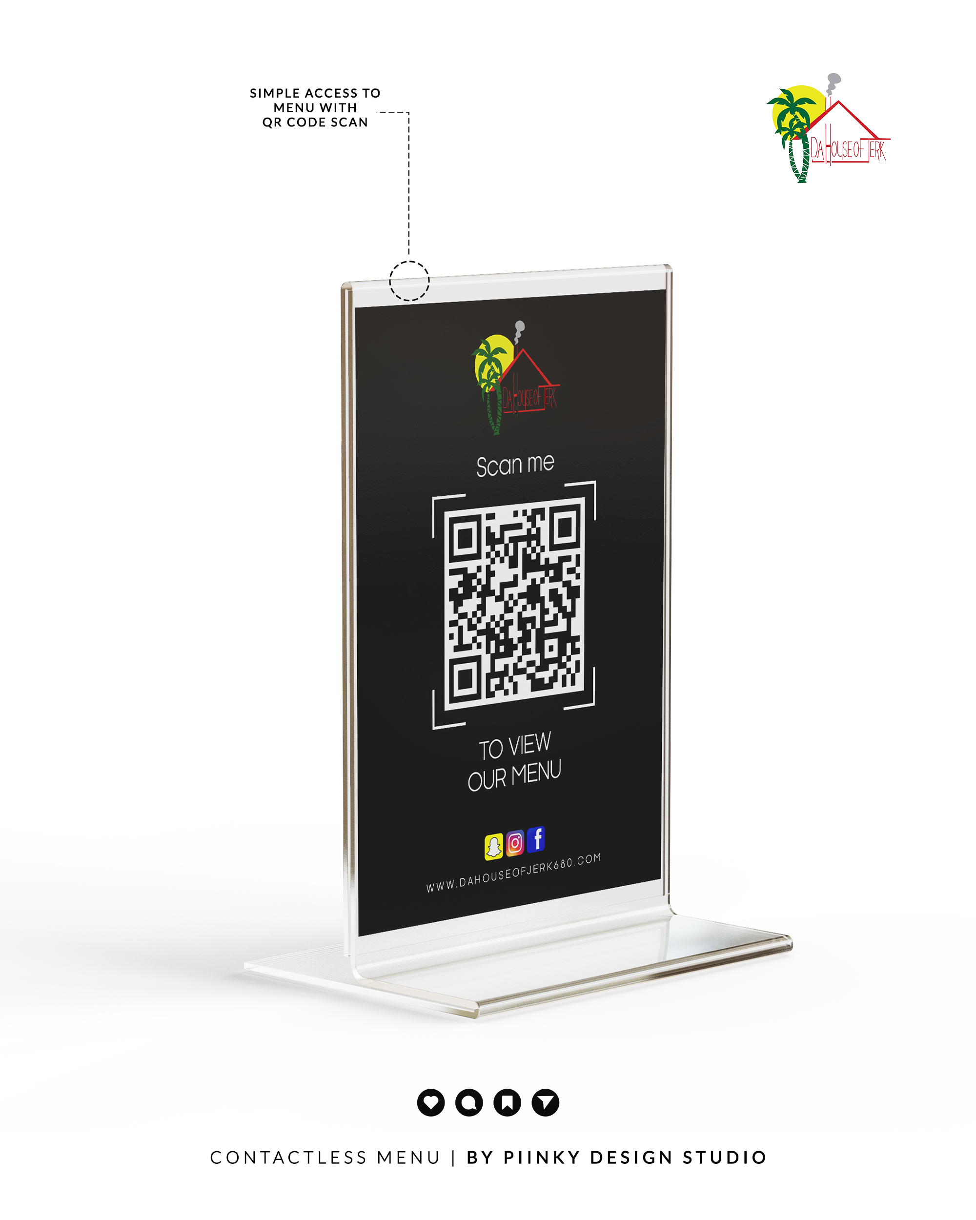 CONTACTLESS MENU DESIGN