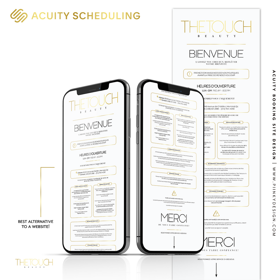 Thumbnail: ACUITY BOOKING SITE DESIGN