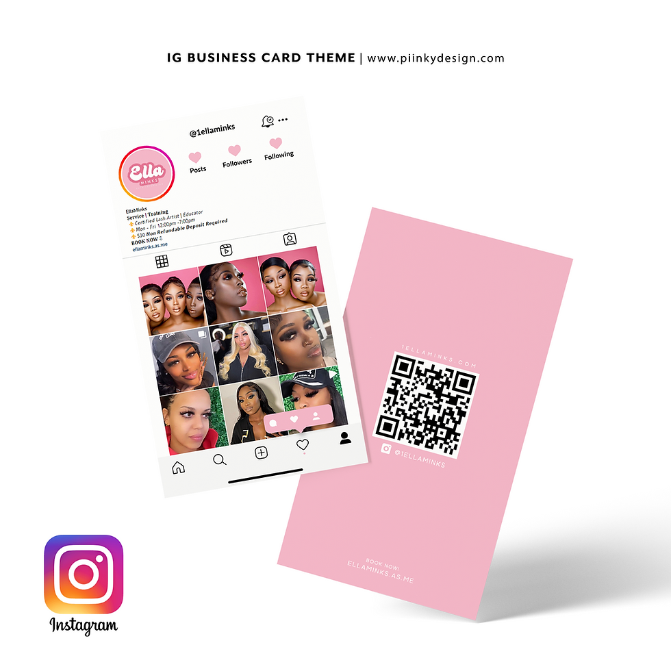 Thumbnail: IG THEME BUSINESS CARD