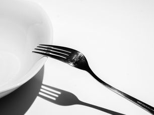 assiette couverts regime vide troubles