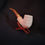 Thumbnail: Bent Apple style Hand-carved Turkish Meerschaum Pipe , Ocp452