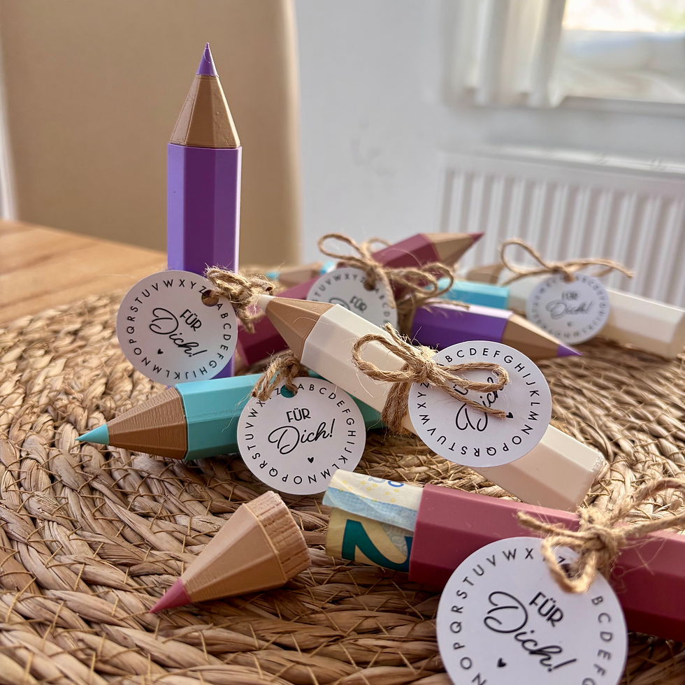 Miniaturbild: Geldgeschenk "Stift" Einschulung / Schulkind / Schultüte / Stiftebox