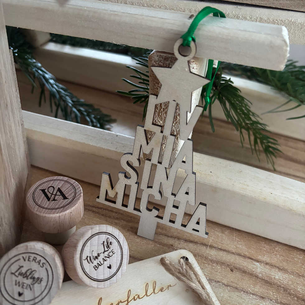 Miniaturbild: Anhänger Weihnachten "Familie"  Baumschmuck / Tannenbaum