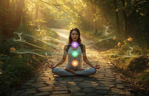 Create an image of a person meditating..jpg