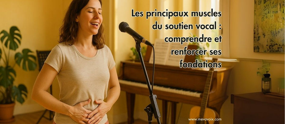 Les principaux muscles du soutien vocal : comprendre et renforcer ses fondations