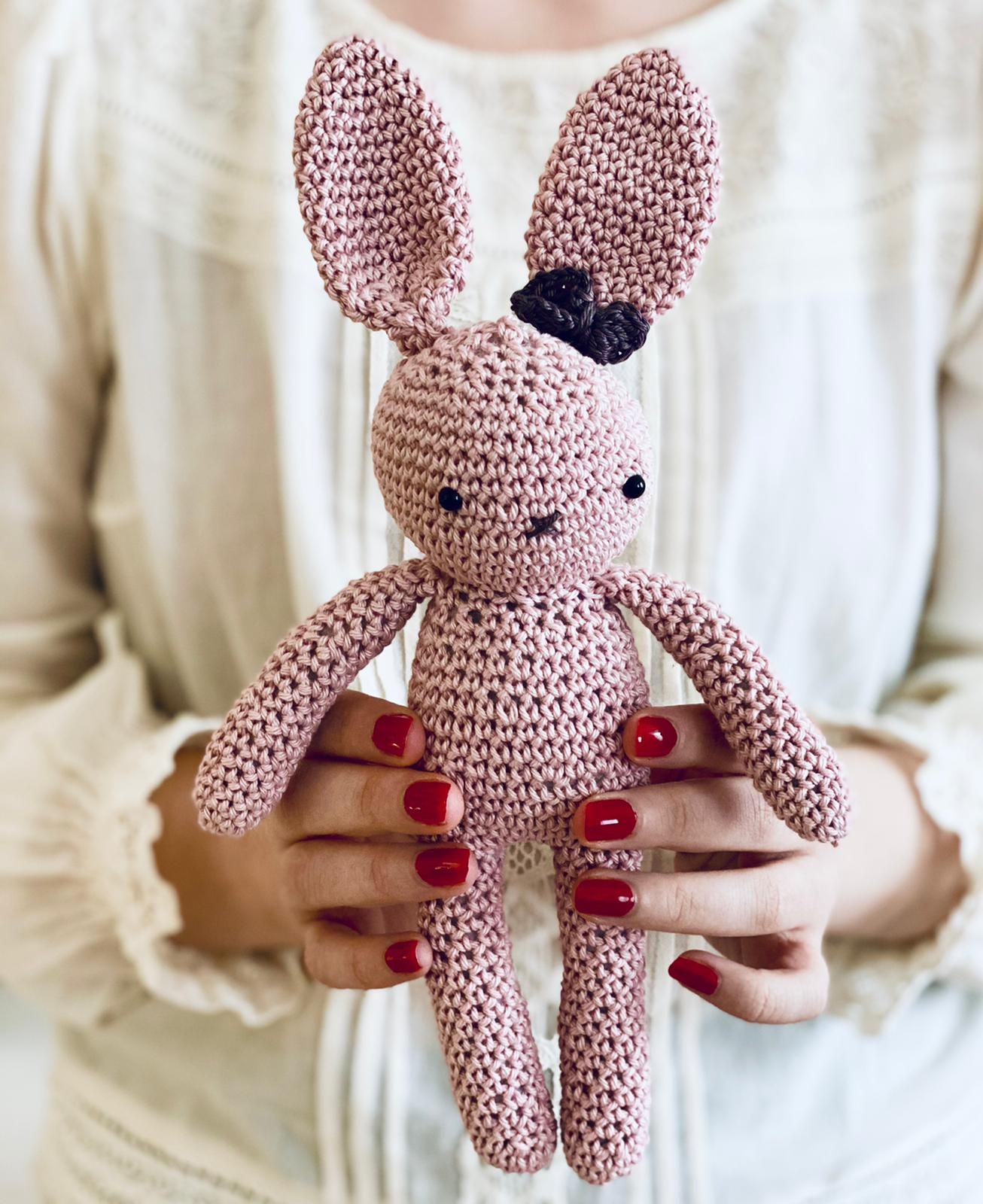 Häkelpüppchen Hase von PUPPENSTUBEwithLOVE