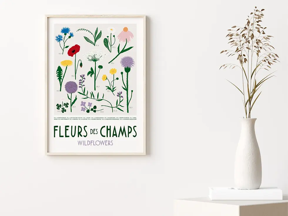 Miniaturbild: Poster wildflowers von Typealive