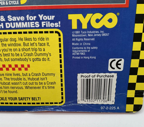 Incredible Crash Dummies Hubcat and Bumper figures