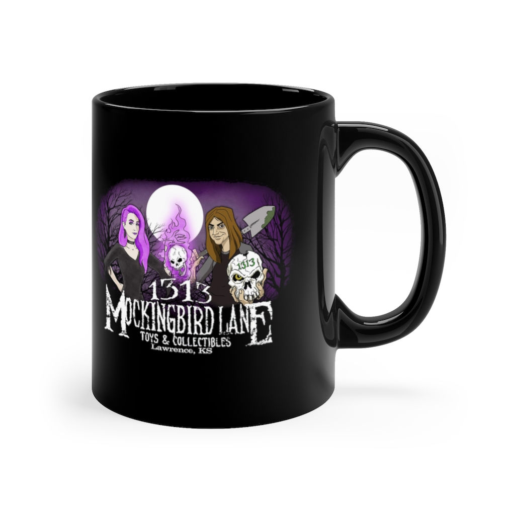 1313 Mockingbird Lane Ceramic Coffee Travel Mug Cup 