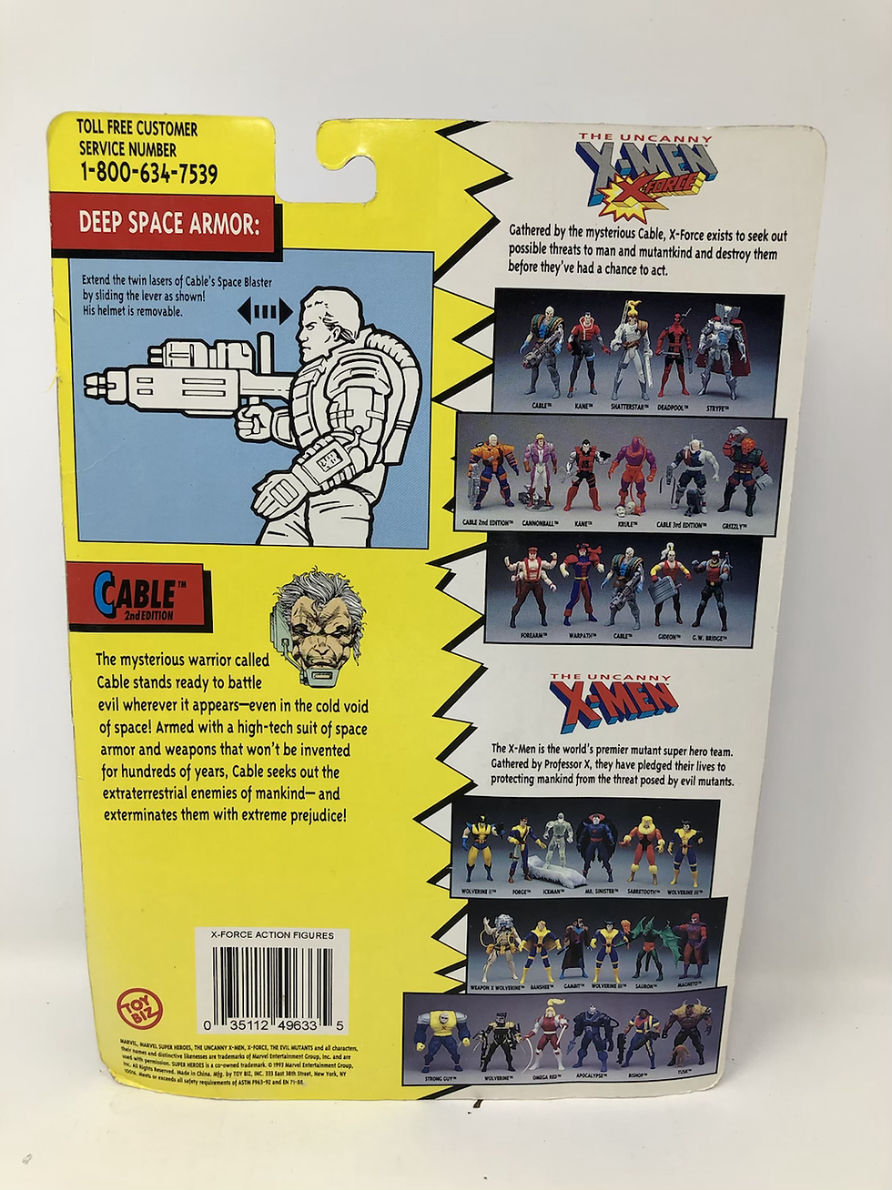 Thumbnail: X-Men Cable Deep Space Armor Toybiz