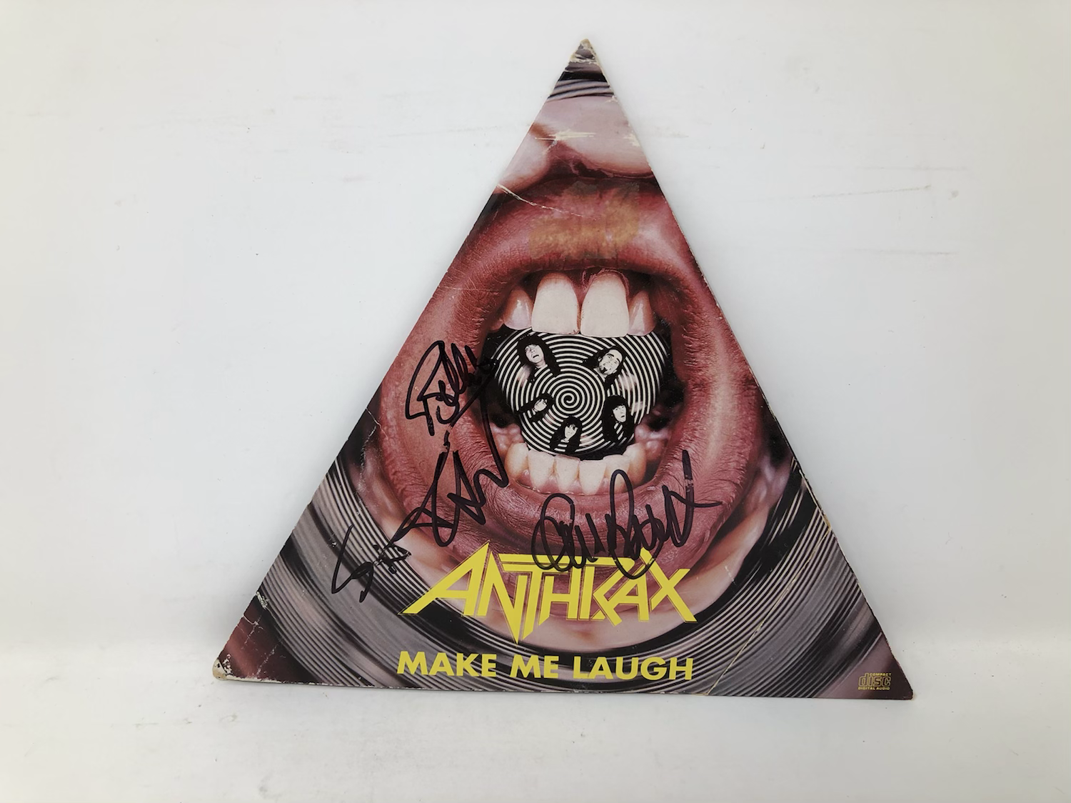 Anthrax Make Me Laugh CD Single Signed!