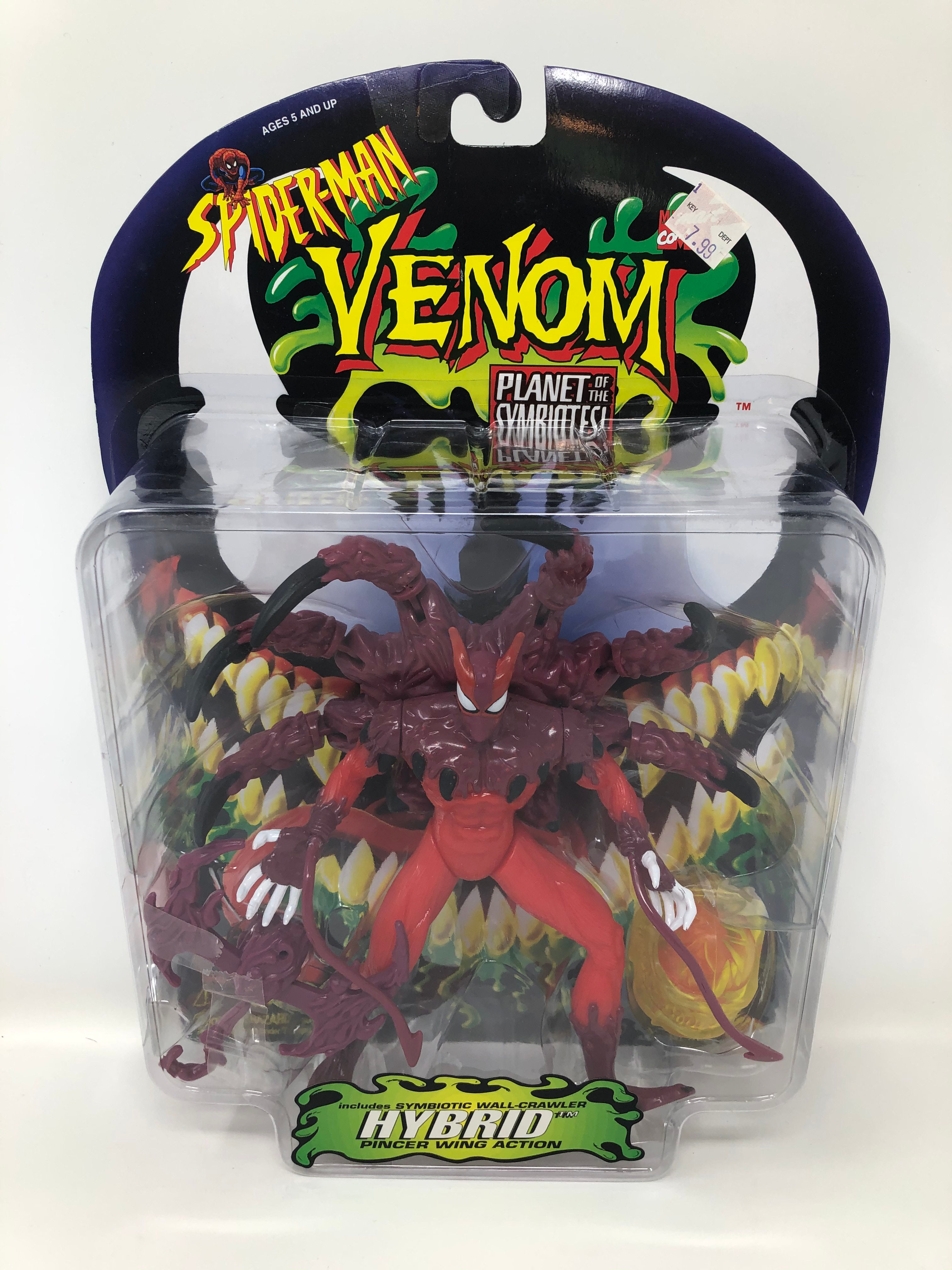 Spider-man Venom Hybrid Planet of the Symbiotes 1996 Toybiz
