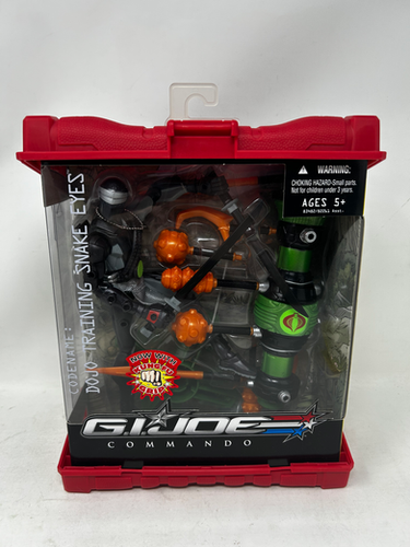 GI Joe Commando DoJo Training Snake Eyes NIB Hasbro 2007