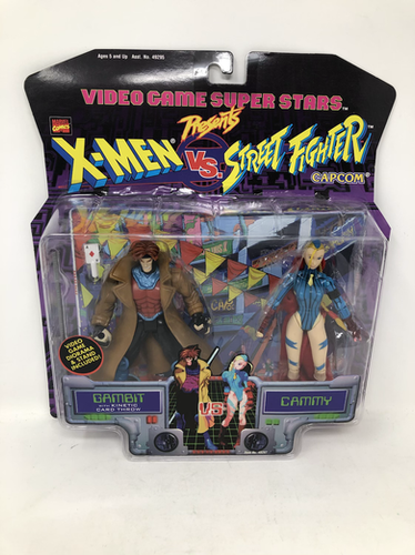X-Men Vs Street Fighter Gambit Vs Cammy Toybiz | 1313Mockingbirdlane