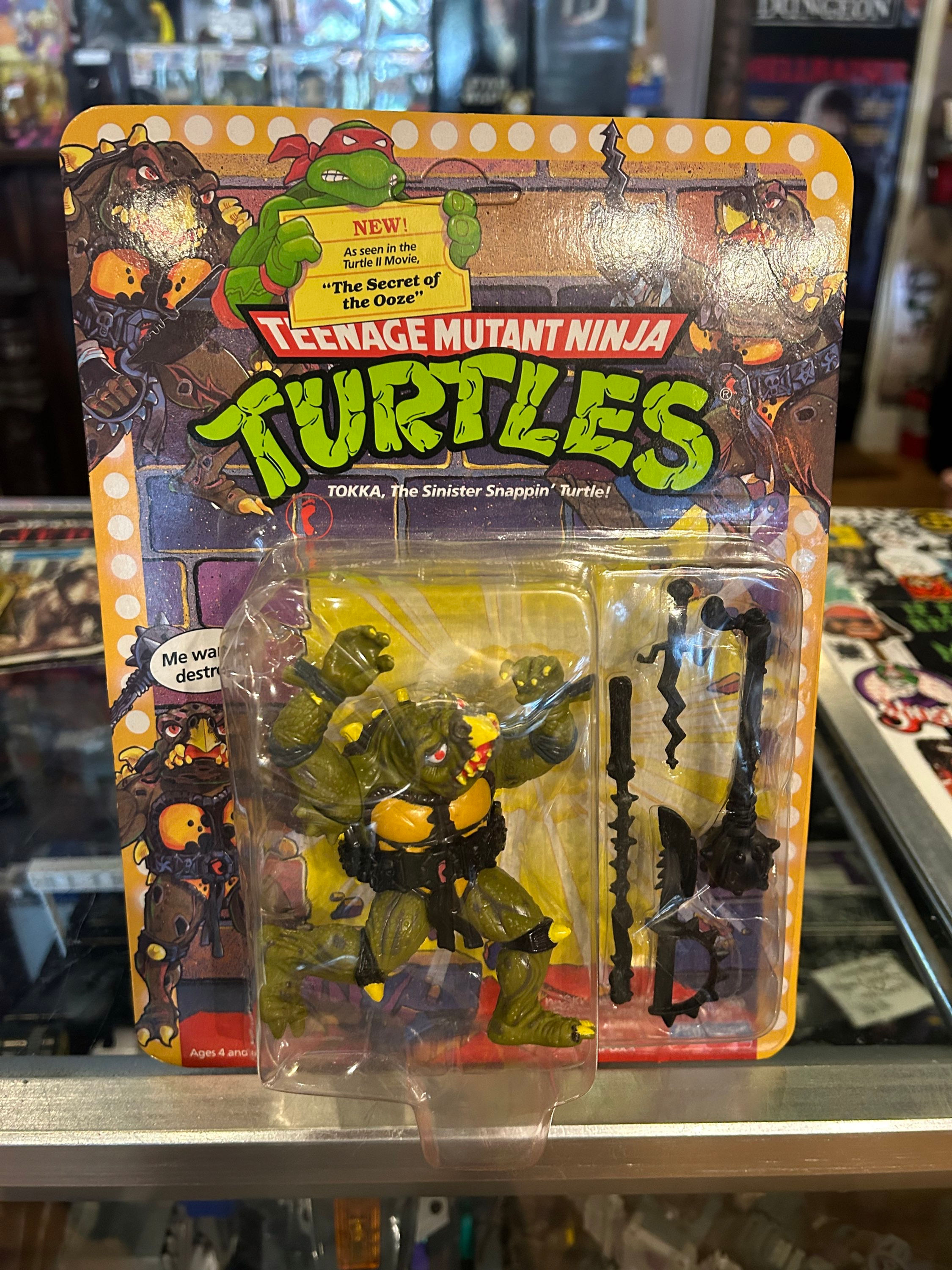 Tmnt Teenage Mutant Ninja Turtles Tokka Unpunched 1991
