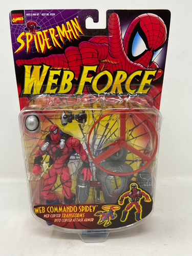 Spider-Man Web Force Web Commando Spidey Toy Biz Marvel