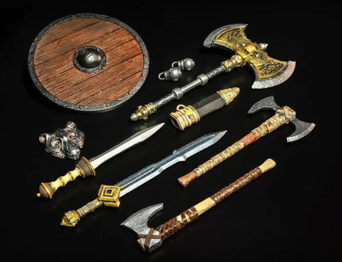 Mythic Legions Barbarian Weapons Pack | 1313Mockingbirdlane