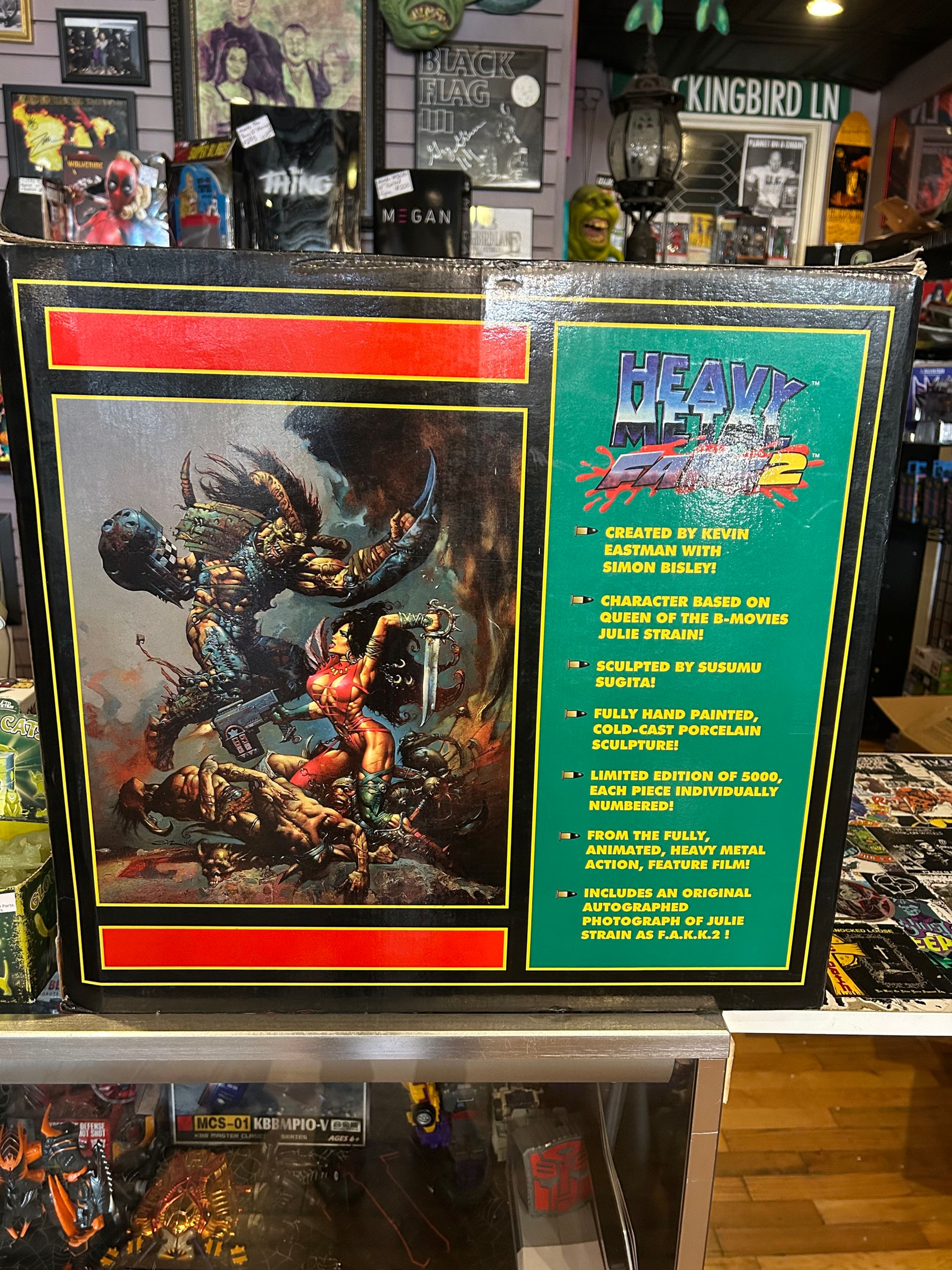 Heavy Metal Fakk 2 1998 Julie Strain Statue LOCAL PICKUP