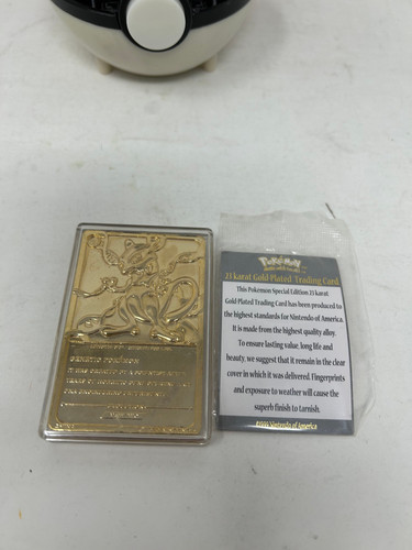 Pokemon #150 Mewtwo 23karat Gold Plated Card | 1313Mockingbirdlane