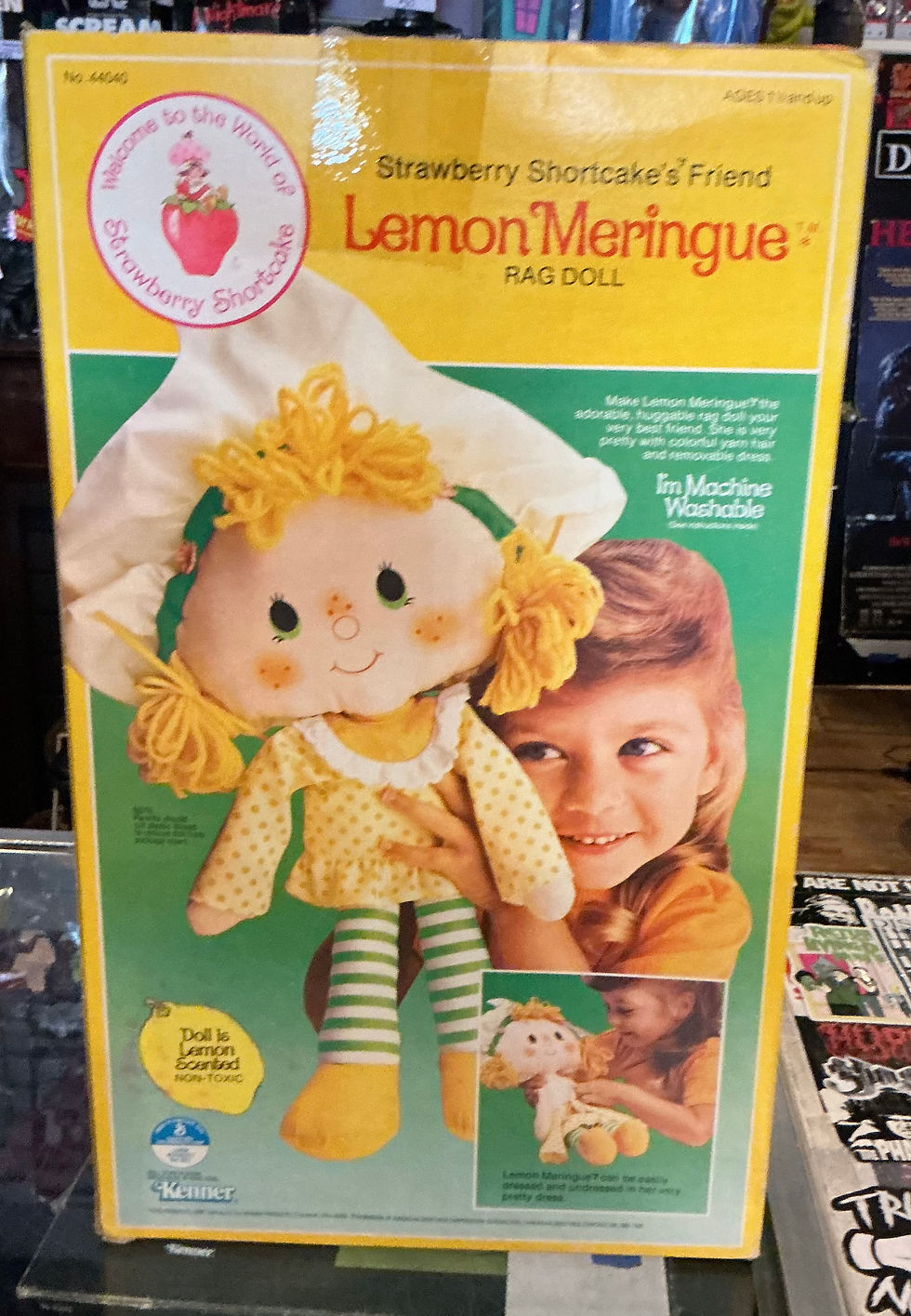 Thumbnail: Strawberry Shortcake Lemon Meringue 1981 Kenner Plush Rag Doll