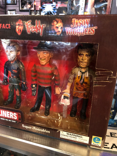 Horror Headliners Leatherface Freddy 6” Jason Voorhees Poseables
