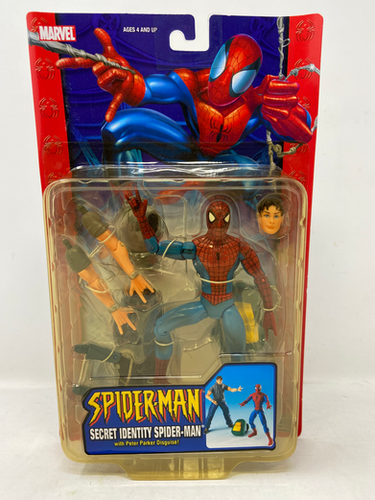 Spider-Man Secret Identity Peter Parker Toy Biz Marvel