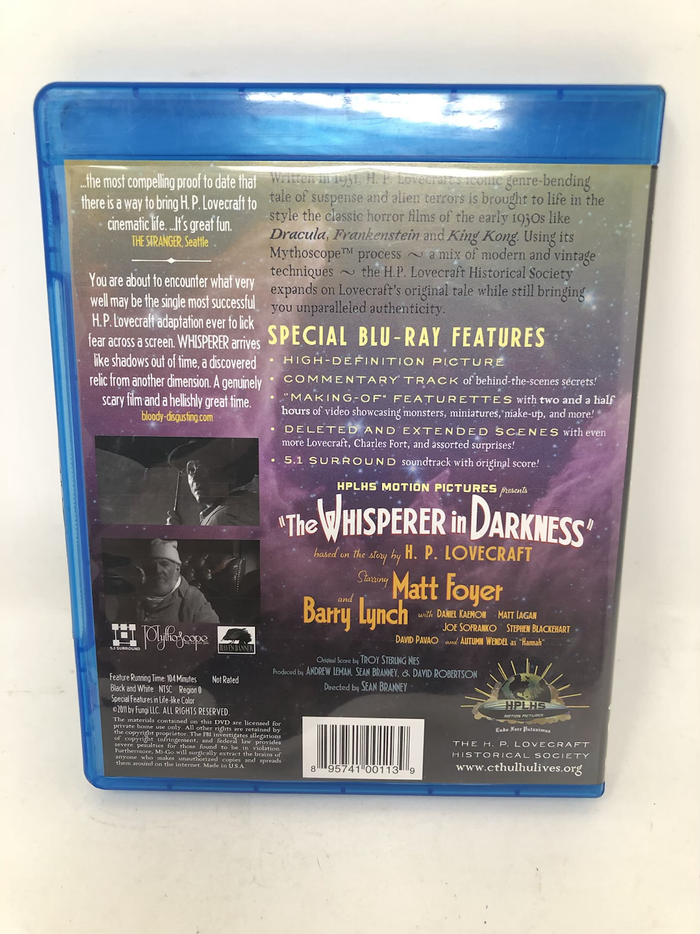 Thumbnail: The Whisper in Darkness Blu Ray HP Lovecraft