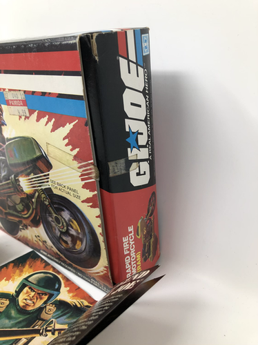 GIJOE Rapid Fire Motorcycle with box and instructions