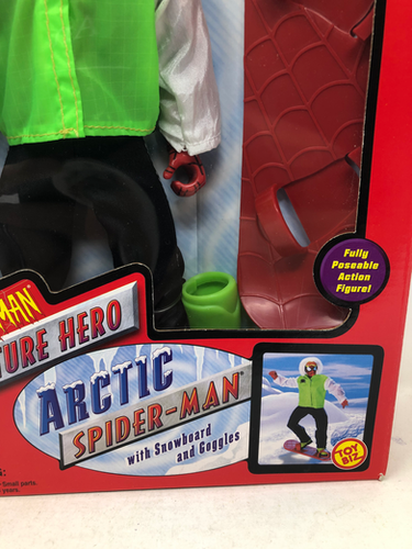 Spider-Man Adventure Hero Arctic 12” Toybiz | 1313Mockingbirdlane