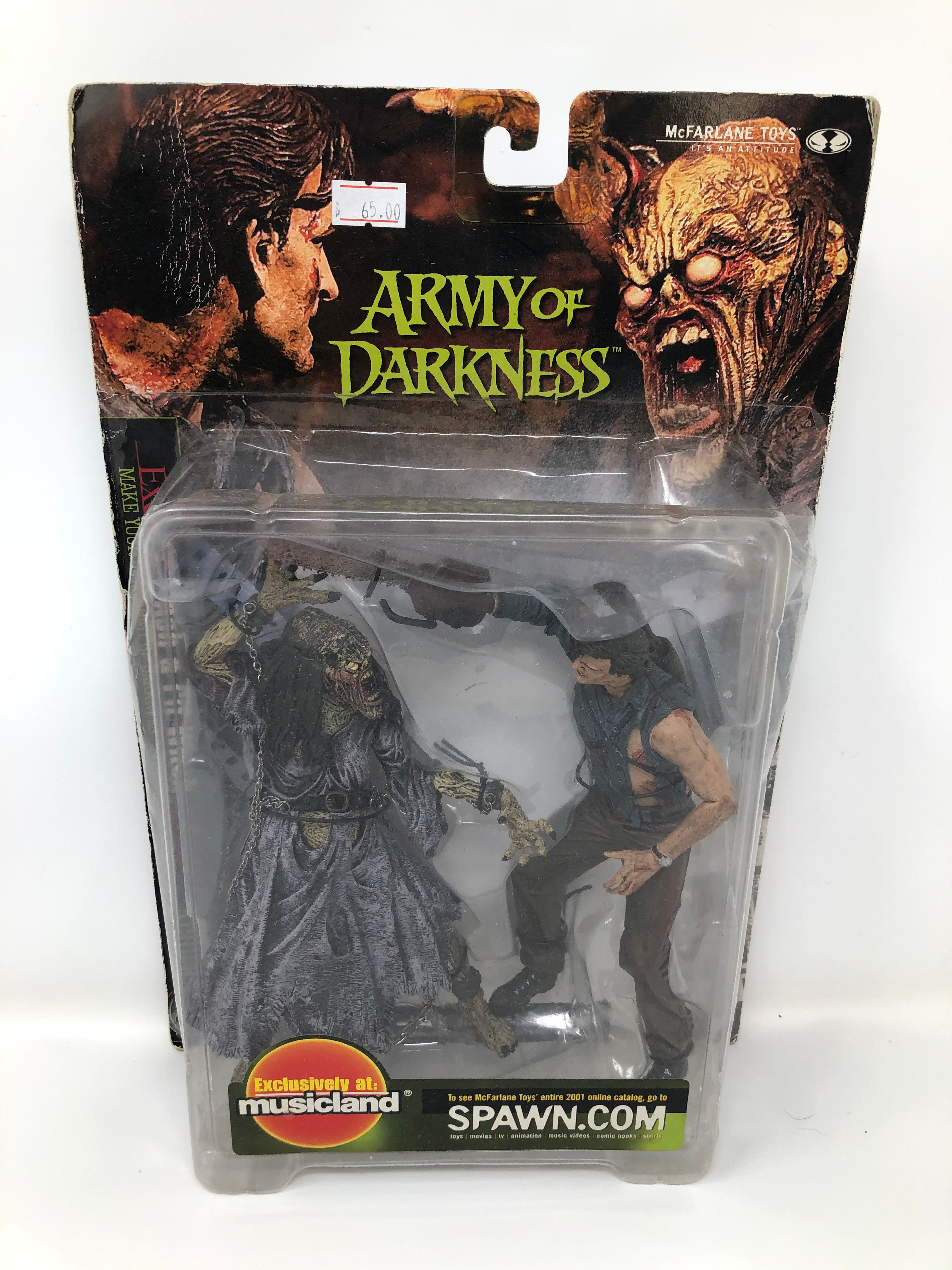Army of Darkness Ash & Pit Witch 2 pack Move Maniacs 2001 Mcfarlane