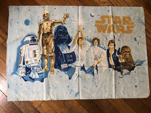 1977 Star Wars Twin Bed Fitted Sheet and 2 Pillow Cases