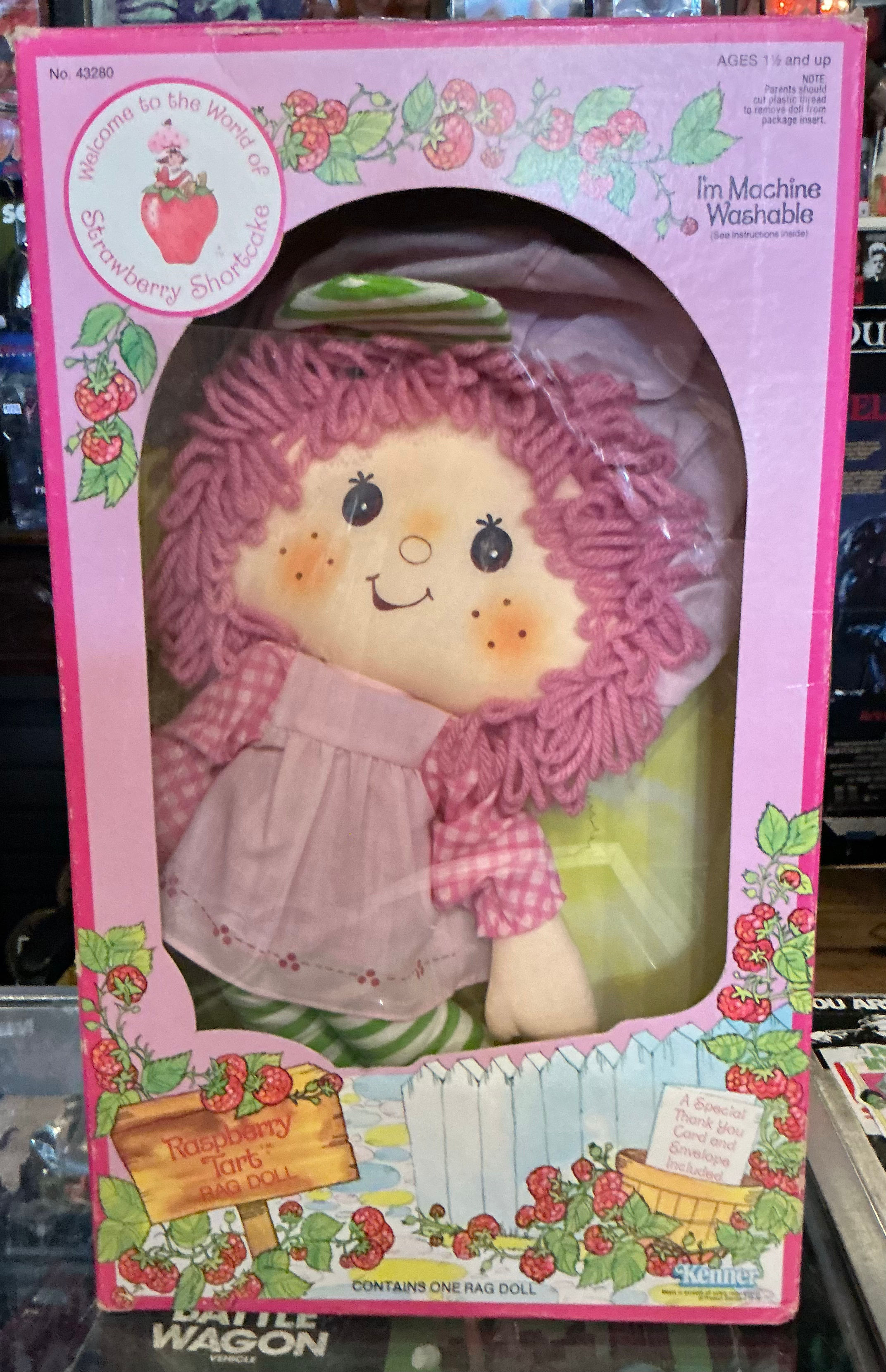 Strawberry Shortcake Raspberry Tart Rag Doll