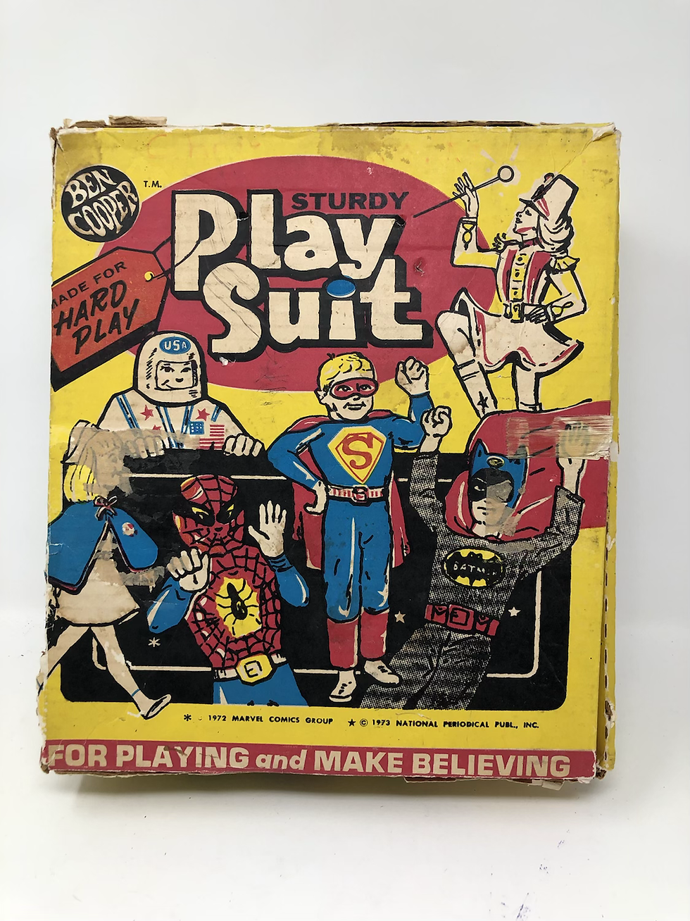 1974 Ben Cooper DC Superman Play Suit Size 8-10