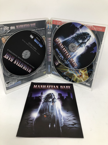 Manhattan Baby 3 Disc Blu Ray DVD Blue Underground